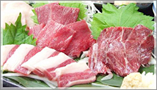 馬刺盛り合せ